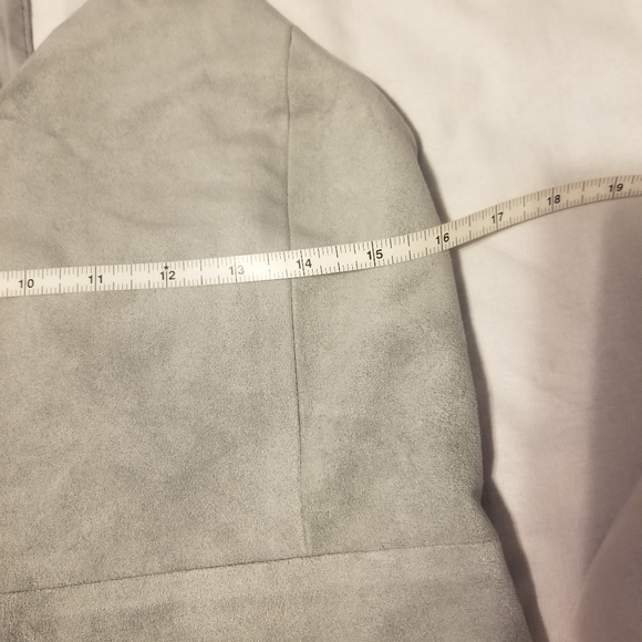 BCBGMAXAZRIA Suece Mini Dress Color Light Gray Size XXS - Picture 7 of 13